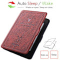 Miniatyrbild 3 av 10: 6 tums E-Reader Smart Case DP75SDI Skyddsskal VINRÖTT Wine Red