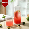 Miniatyrbillede 1 af 10: 400ml/600ml Glasvandflaskesæt Glasgryde 600ML 600ml