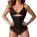 Miniatyrbillede 8 af 10: Body Shaper Tank Top Mavekontrol Talje Shaper SORT M Black M