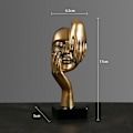Miniatyrbillede 1 af 8: Abstrakt statue desktop ornamenter GULD A A Gold A-A