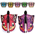 Miniatyrbillede 9 af 10: Butterfly Wings Sjal Butterfly Tørklæde 7 7 7