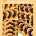 Pikkukuva 4 / 10: 14 paria tekoripsiä Mink Lashes XZ17 XZ17 XZ17