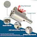 Miniatyrbilde 4 av 5: Diamant hullsag Pilot Bit Tile Hullsag
