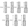 Pikkukuva 3 / 4: 7 kpl Hex Socket Drive Socket Set Deep Metric Sockets