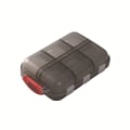 Miniatyrbillede 1 af 10: 2 STK 12 Grid Pill Box Daglig Pille Etui GRÅ Grey