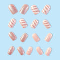 Miniatyrbild 5 av 10: Christmas French Fake Nails False Nail 2 2 2