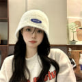 Pikkukuva 8 / 10: Neulottu Bucket Hat Fisherman's Cap VALKOINEN white