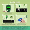 Miniatyrbild 9 av 9: Soil Tester PH Meter Soil Fertility Tester