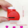Miniatyrbilde 2 av 10: 2 STK hullstanser papirformkutter 02 02 02