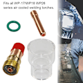 Miniatyrbild 10 av 10: 7st/ Set #12 Pyrex Glass Cup Kit Tig Svetsbrännare 3,2MM 3,2MM 3.2mm