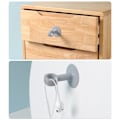 Miniatyrbilde 4 av 10: 4stk Dørstopper Dørhåndtak 4STK SORT 4STK SORT 4pcs black