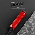 Miniatyrbillede 4 af 8: Cykel Baglygte Ridning Baglygte Led Cykellys Red
