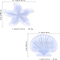 Pikkukuva 4 / 7: 2 kpl 3D Starfish Shell molds Paperipainoinen silikoni