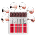 Miniatyrbild 4 av 10: Bärbar nagelborrmaskin Set Elektrisk manikyr nagelfil White