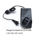 Miniatyrbillede 1 af 5: 110-240V Oplader til Bosch 7.2V 9.6V 12V 14.4V EU Stik
