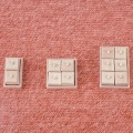 Miniatyrbilde 9 av 10: 1/2 stk oppbevaringsbrett for tremøbler modell 2 2 2