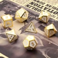 Miniatyrbillede 4 af 10: 7 stk DND metal terninger sæt spil terninger 05 05