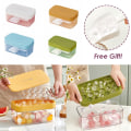 Miniatyrbillede 1 af 10: 22 Grids Ice Cube Opbevaringsbeholder Ice Cube Maker orange