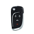 Miniatyrbillede 1 af 10: Fjernbetjent nøgleskal Bilnøglekasse 4 KNAPPER 4 KNAPPER 4 Buttons