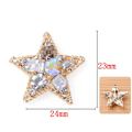 Miniatyrbillede 1 af 6: 10 STK Pearl Button Rhinestone-knapper 2 2 2