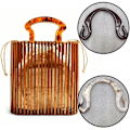 Miniatyrbilde 3 av 10: Tote Handle Resin Bag Håndtak HVIT HVIT White