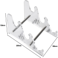 Miniatyrbillede 3 af 10: Keyboard Display Stand Tastaturstativ TRANSPARANT TRE LAG transparent three layers-three layers