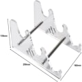 Miniatyrbillede 3 af 10: Tastatur Display Stand Tastaturstativ TRANSPARANT TO LAG TO transparent two layers-two layers