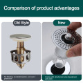 Miniatyrbilde 9 av 10: Avløpsstopper for servant Pop-Up Bounce Core Sink Sil