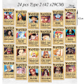 Miniatyrbilde 2 av 10: 24 stk Anime-plakater One Piece Type 2 (42 x29CM)