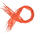 Pikkukuva 1 / 10: Dreadlocks Extensions Hiustenpidennykset ORANSSI orange