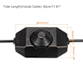 Miniatyrbilde 7 av 9: LED Rotasjonsdimmerskive LED Strip Dimmer Bryter Knott Bryter Dimmer