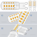 Miniatyrbilde 3 av 10: LED No Flicker G9-KALD HVIT G9-KALD HVIT G9-Cold White
