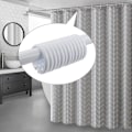 Miniatyrbillede 6 af 8: 40 Stk Badeforhæng Ringe Brusekroge til badeforhæng White 40 Pcs-40 Pcs