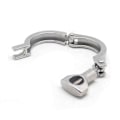 Miniatyrbillede 7 af 7: 2 stk 1,5" Sanitær Tri-clamp Tri Clamp Clover Sanitærrør