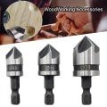 Miniatyrbilde 6 av 8: Forsenkende borkrone Avfasing Cutter HEX HANDLE HEX HANDLE Hex handle