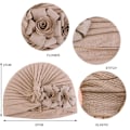 Miniatyrbillede 2 af 6: Flæseblomst Turban Chemo Beanie Cap CAMEL camel