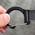 Miniatyrbillede 5 af 10: 2 stk Plastlegering Spænde Webbing Fast Karabinhage Fjeder