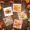 Miniatyrbillede 7 af 10: 50/100 stk Thanksgiving-slikposer Slik-kagepose A A A