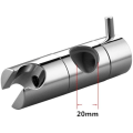 Miniatyrbild 3 av 10: Duschhuvudsfäste Duschhållare SVART 25MM 25MM Black 25MM-25MM