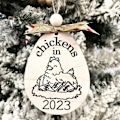 Miniatyrbillede 1 af 7: Juleæg Trævedhæng Julepynt A A A