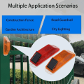 Miniatyrbillede 2 af 6: 2 stk Trafiklys Solar Strobe Advarselslys Nød-LED
