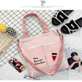 Miniatyrbillede 1 af 10: Student Tutorial Taske Totes Shopper Tasker PINK Pink