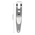 Miniatyrbillede 2 af 6: 2 Sæt Mini Pocket Clip Spænde Lommelygte Clip Small 2Sets