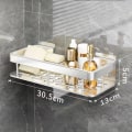 Miniatyrbilde 4 av 10: Håndklestativ Toalettoppbevaringsstativ SVART SETT SET Black Set-Set