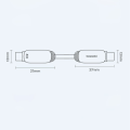 Miniatyrbilde 2 av 10: Mobil Datakabel Ladekabel SORT 1M Black 1m