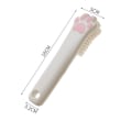 Miniatyrbilde 1 av 10: Skobørste Klær Rengjøringsbørste HVIT SKOBØRSTE SKOBØRSTE white shoe brush-shoe brush