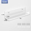 Miniatyrbillede 6 af 8: 6 stk Pladehylde CD Pladestativ Pladestativ