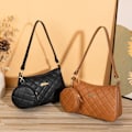 Miniatyrbillede 8 af 10: Taske med Pouch Underarm Taske SORT black