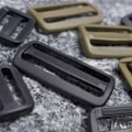 Pikkukuva 3 / 10: 2kpl Tri Glide Slider Tikkaat Lukitussoljet ARMY GREEN 3.8MM Army Green 3.8mm