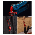 Pikkukuva 9 / 10: Lukkosolki Koukku Vuorikiipeilysolki PUNAINEN 1 BUCKLE 1 BACKLE Red 1 buckle-1 buckle